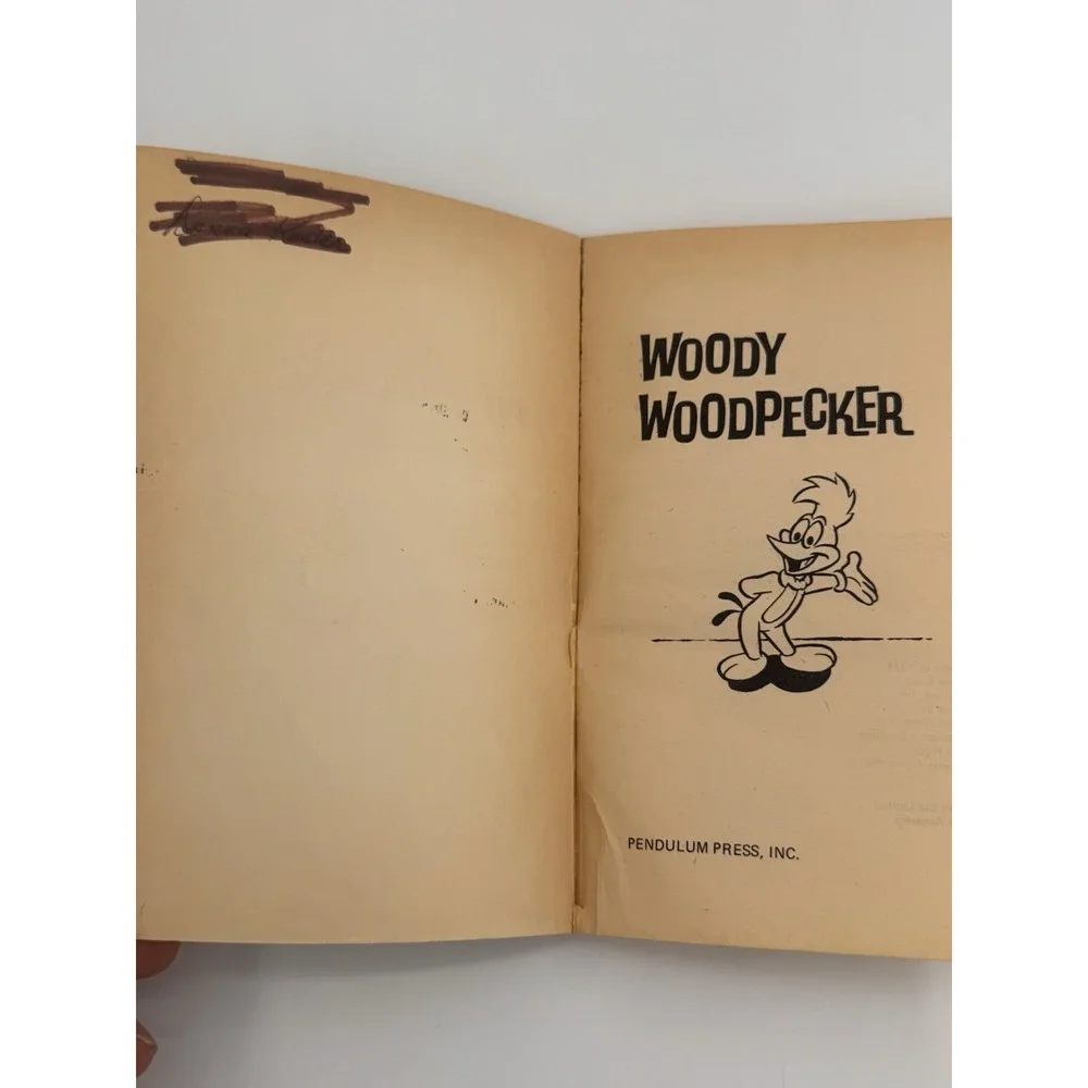 Woody Woodpecker Paperback 1971 Pendulum Press Walter Lantz Now Age Books‎